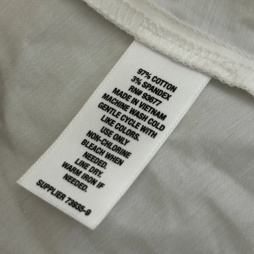 MSRP $68 Worthington Womens 20 White Midi Full Skirt